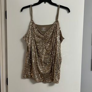 Lane Bryant sequin shell, 26/28